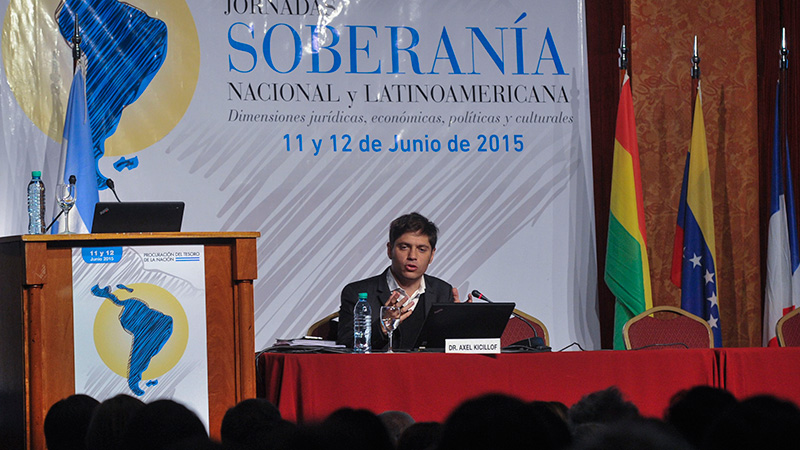 Kicillof en las Jornadas Soberanía Nacional y Latinoamericana