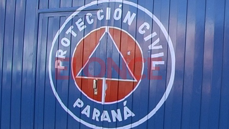 Protección Civil aseguró que cayeron 110 milímetros en Paraná desde el viernes