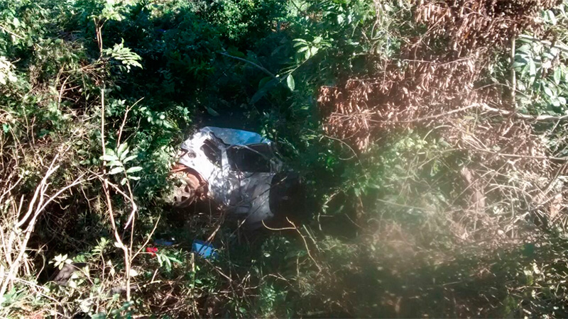 Brutal choque frontal en Misiones