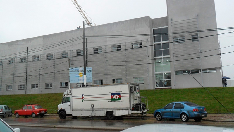 Obras en el hospital Bicentenario.