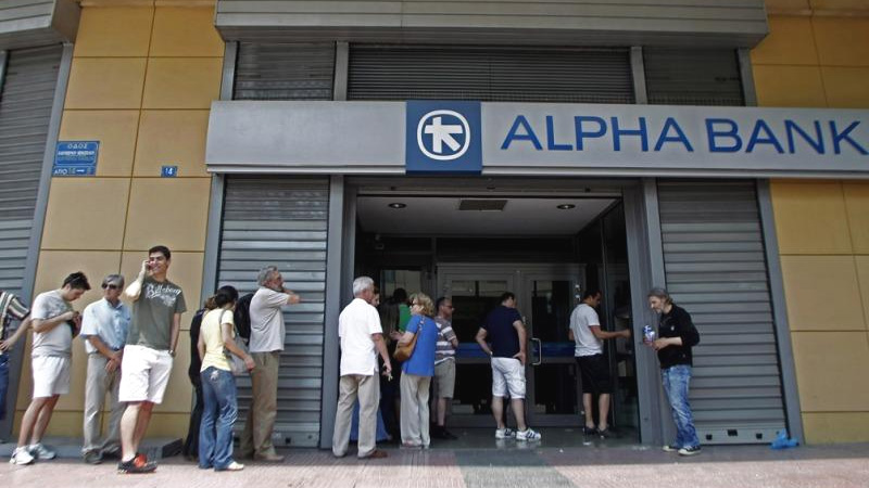 Grecia anunció feriado bancario y aseguró garantía de depósitos