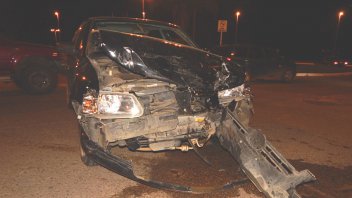 Violento accidente de tránsito involucró a tres vehículos