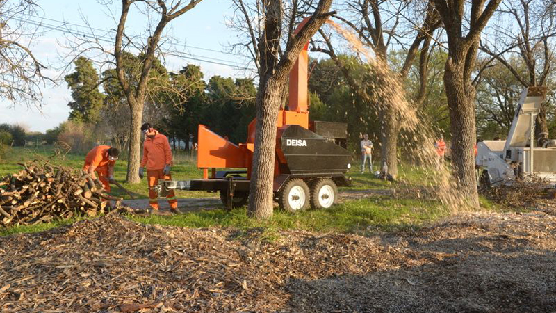 M&aacute;quina de reciclado para abono.