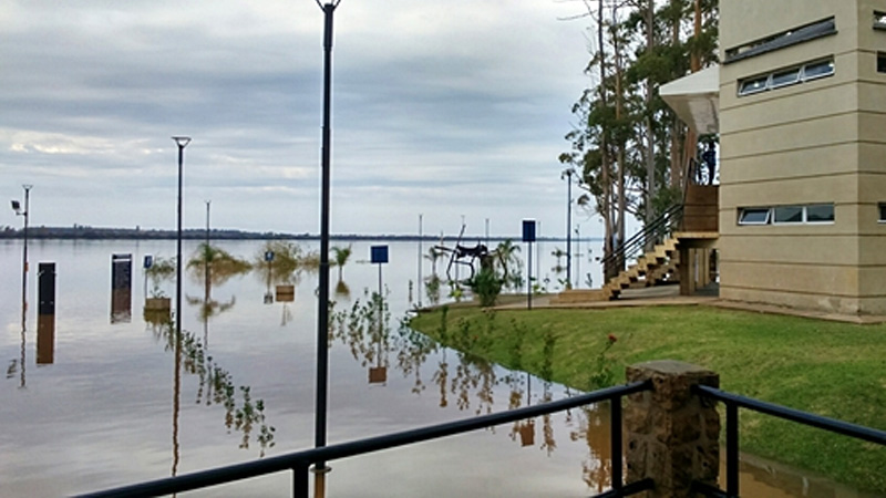 Crecen los ríos entrerrianos y pronósticos de lluvias complicarían la situación