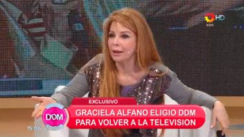 Graciela Alfano volvió rejuvenecida y reveló qué se hizo en la cara