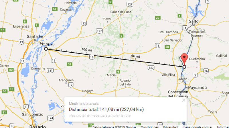 El recorrido realizado por la imagen de Mar&iacute;a