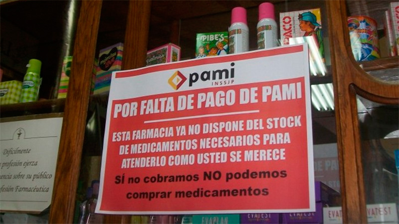 Farmacias del departamento Uruguay restringen remedios a afiliados de Pami
