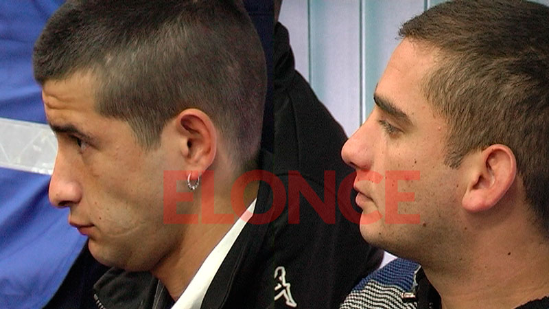Fernández, a la izquierda, junto al otro acusado Fernández, a la izquierda, junto al otro acusado