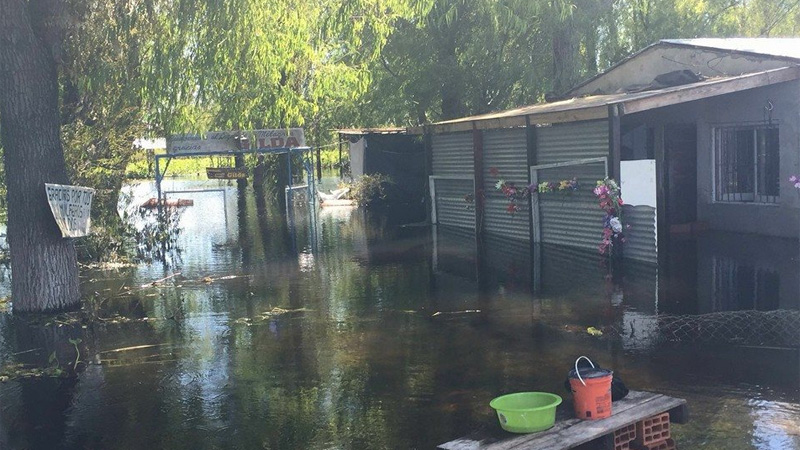 Así estaba en febrero.