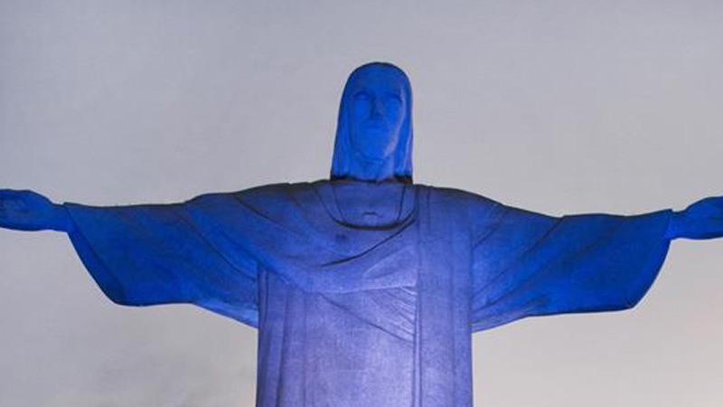 Cristo Redentor de Brasil se iluminará con los colores de la bandera  argentina - Internacionales 