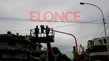 Cambian el sentido de los semáforos en calle Echagüe