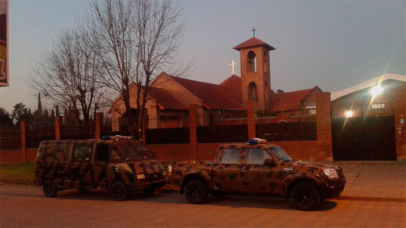 Fuerzas especiales allanan un convento en Nogoyá