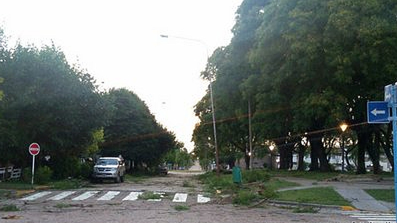 Temporal en Urdinarrain. (CristalUrdi).-