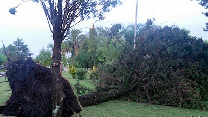 Temporal en Urdinarrain. (CristalUrdi).-