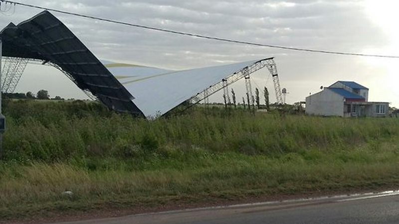 Temporal en Urdinarrain. (CristalUrdi).-