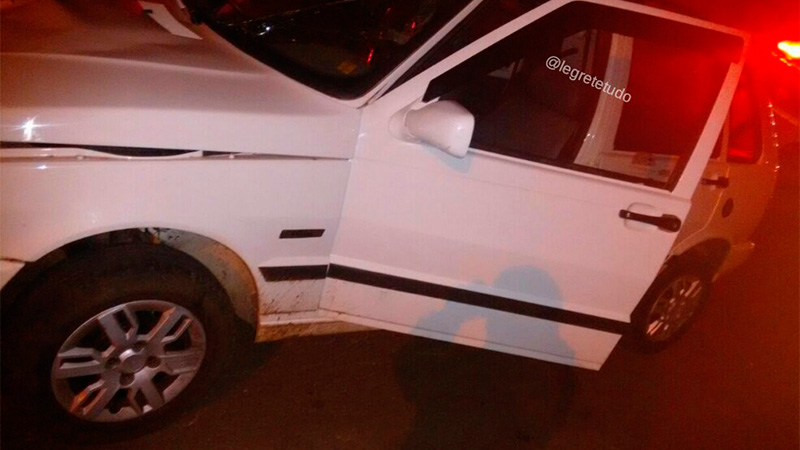 El auto que chocó a la turista entrerriana. (Alegretetudo.com.br).-