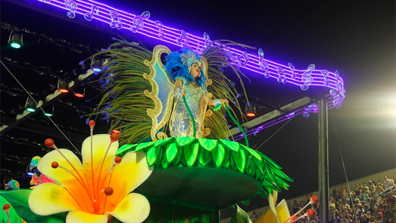 La escuela de samba Portela.