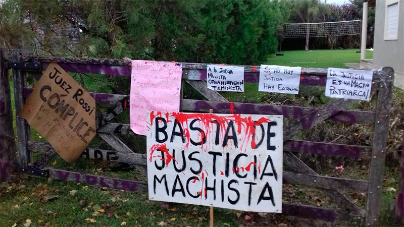 Nuevo escrache al juez que liber&oacute; a Wagner: Esta fue vez fue en Pueblo Belgrano