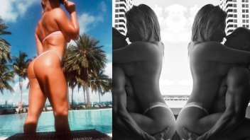 En topless con su novio: Ayelén Paleo compartió otra imagen hot