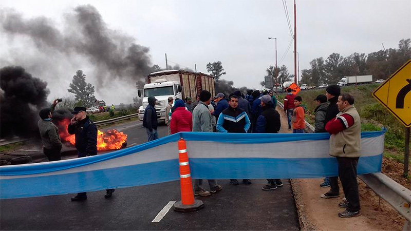 Empleados del Frigorífico Equino SA de Gualeguay protestaron