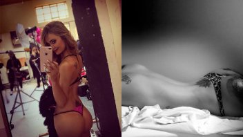 Súper sexy y con lencería: Melina Pitra lució sus curvas