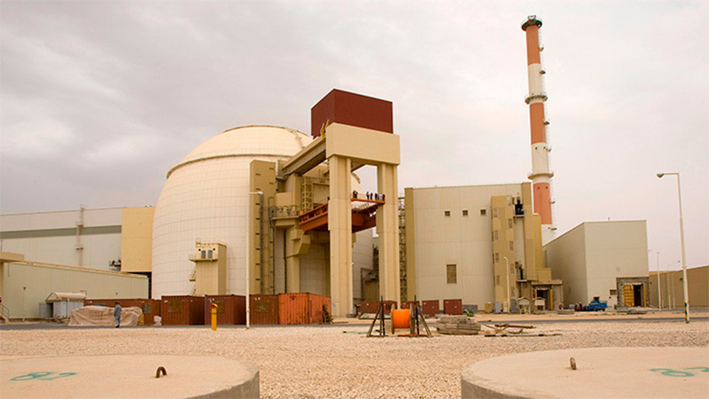 El reactor de la central nuclear de Bushehr, Irán en febrero de 2009. (Reuters).