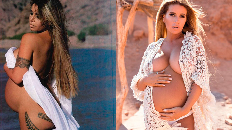 Embarazada de siete meses, Florencia Peña posó semidesnuda - Elonce.com.