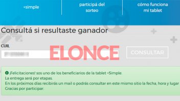 Ya se puede consultar si resultó ganador de las tablets del programa +Simple