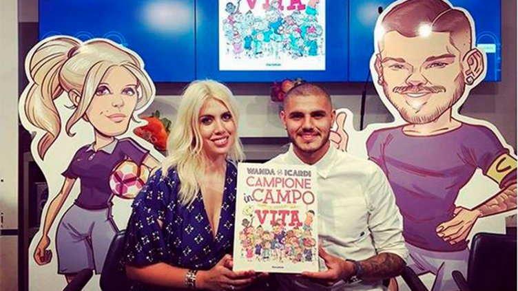 Wanda literaria: La rubia presentó su libro de cuentos para niños