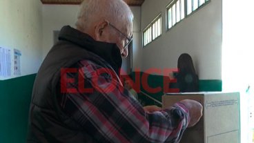 Pese a estar exceptuados por la edad, votaron