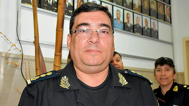 Marcelo Villanúa, jefe de policía de Santa Fe.