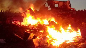 Lamentable: una persona falleció en el incendio de su vivienda