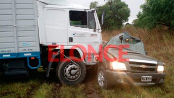 Nueva tragedia vial: Murieron dos personas en un choque sobre Ruta 12