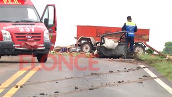 Confirmaron las identidades de los fallecidos en choque sobre Ruta 12