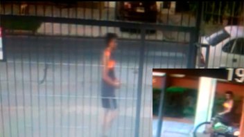 Indignación: delincuente entró a un edificio y robó la bicicleta del portero