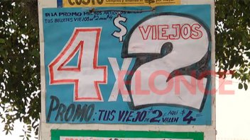 Ingeniosa oferta: Comerciante acepta los billetes de $2 por el doble de su valor