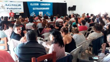 El Congreso de Agmer rechazó la propuesta salarial del Gobierno provincial