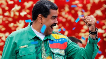 Maduro proclamó su reelección en Venezuela con