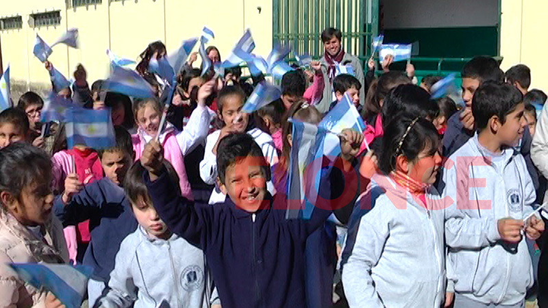 Alumnos de la escuela República de Chile
