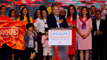 Iván Duque fue elegido nuevo presidente de Colombia