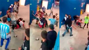La peor imagen: Brutal paliza de hinchas argentinos a croatas tras la derrota