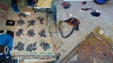 Incautaron droga, un arma y detuvieron a una persona en Paraná