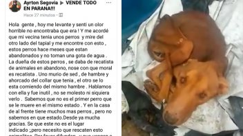 Salud Animal Municipal desmiente maltrato de una mujer hacia mascotas