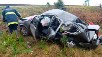Las víctimas del vuelco en Ruta 12 son una mujer y su hija: Las identidades