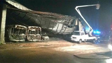 Pérdidas millonarias por el voraz incendio que alarmó a vecinos de Gualeguaychú