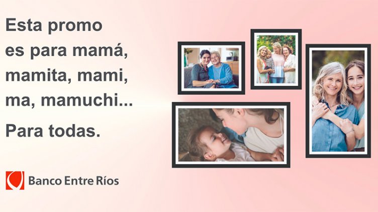 Día de la Madre: Descuentos con tarjetas de crédito del Banco Entre Ríos