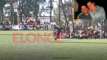 Video muestra el momento en que jinete entrerriano es aplastado por su caballo