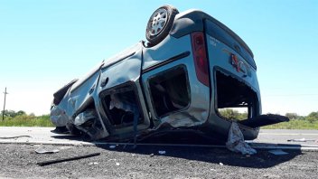 Vuelco fatal sobre Ruta 12 en el sur entrerriano: Falleció una joven de 20 años
