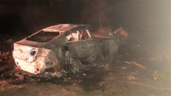 Incendiaron el auto de un futbolista de Patronato