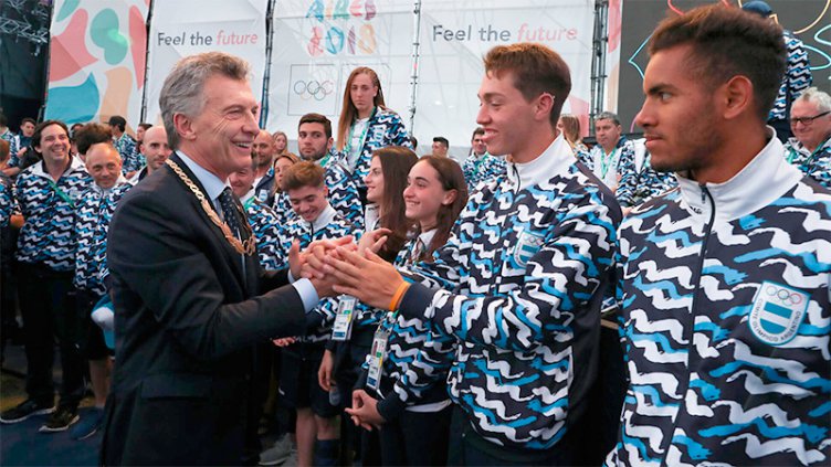 Macri recibió a los atletas: